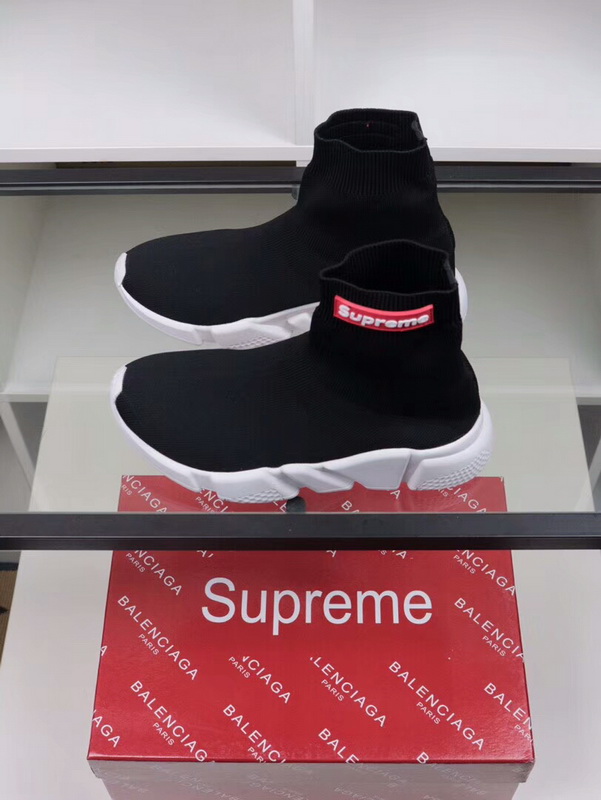 Balenciaga X Supreme Speed Runner Sock Black